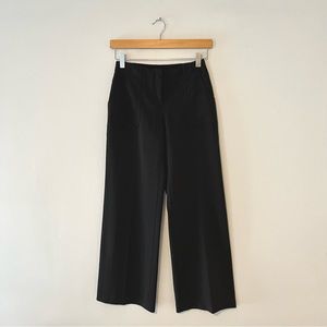 Bebe Wide Leg Pleated Black Pants